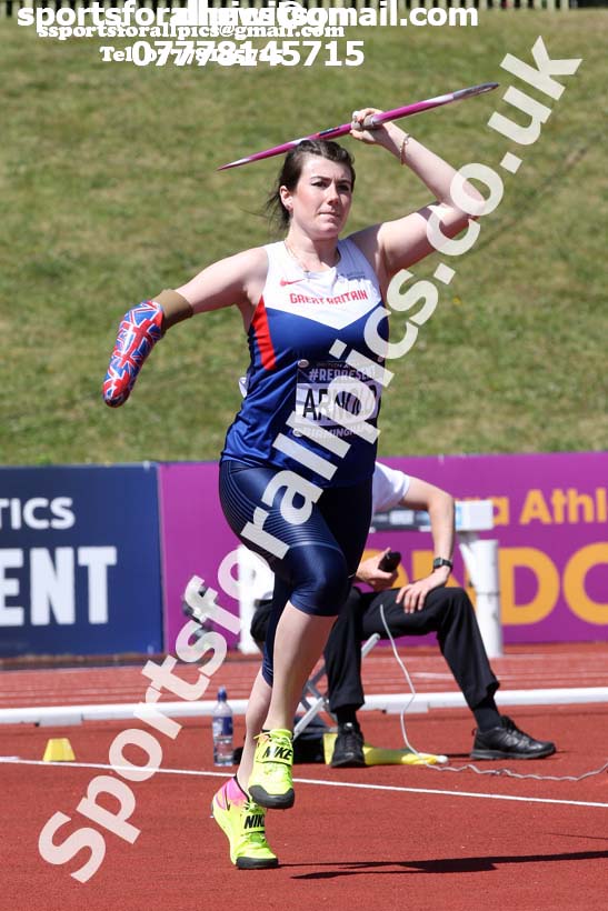 Womens javelin, World Championship Team Trials, Alexander Stadium, Birmingham